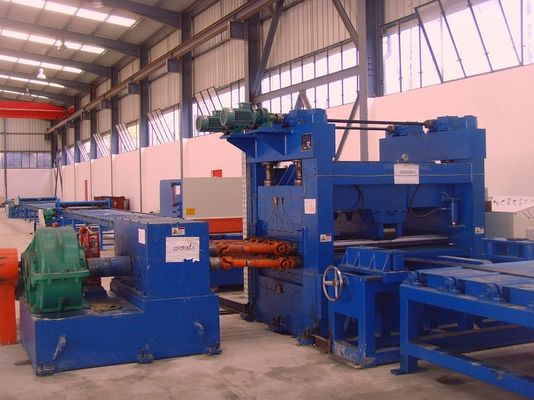 معيار قطع إلى طول خطّ, hot-rolled لطيف فولاذ ضوء عمود آلة ل 6m 8m 14m