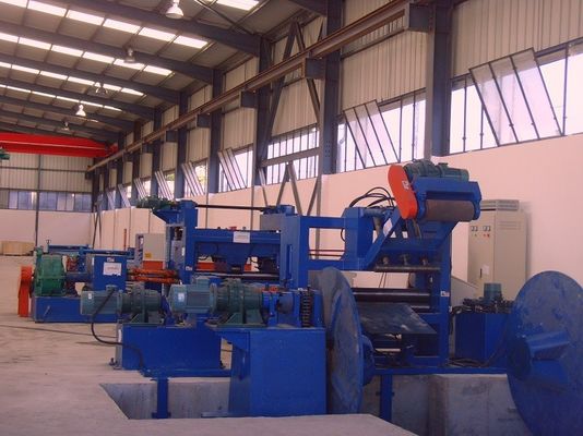 معيار قطع إلى طول خطّ, hot-rolled لطيف فولاذ ضوء عمود آلة ل 6m 8m 14m