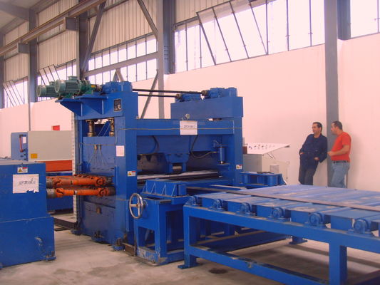 مقتصد عال سارية ضوء عمود خطّ/عمليّة قطع آلة لعمود خفيف 12000mm