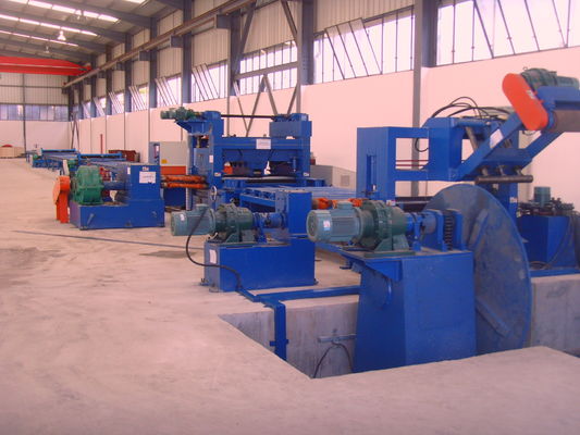 مقتصد عال سارية ضوء عمود خطّ/عمليّة قطع آلة لعمود خفيف 12000mm