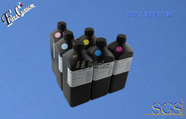 عال لون كثافة uv يقود حبر قابل للشفاء ل Epson DX5 طابعة رأس uv يطبع