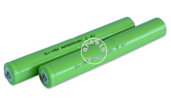 قوية نيمه بطارية AA 2.4V 900mAh بطارية مع PVC تصغير حجم أنبوب