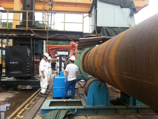 80KW التسخين التعريفي آلة تصلب للالهيكلي أنابيب الصلب إلى 300 ° F
