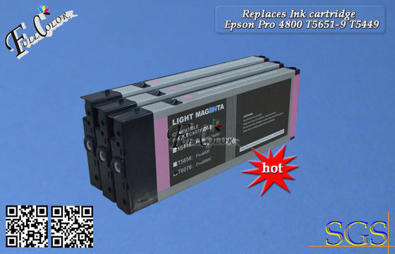 متوافق طابعة حبر يستبدل خرطوش Eposon مناصر 4800 Cartridgte T5651-9