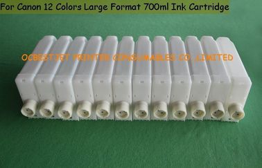 700ml Empty Dye ink Canon Printer Ink Cartridges , Canon IPF8000 Ink Cartridge