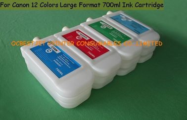 700ml Empty Dye ink Canon Printer Ink Cartridges , Canon IPF8000 Ink Cartridge