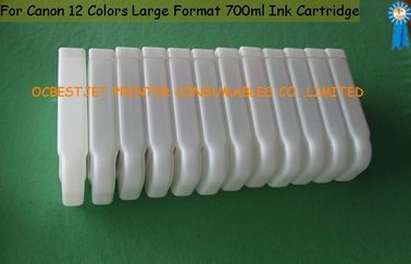 700ml Empty Dye ink Canon Printer Ink Cartridges , Canon IPF8000 Ink Cartridge