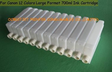 700ml Empty Dye ink Canon Printer Ink Cartridges , Canon IPF8000 Ink Cartridge