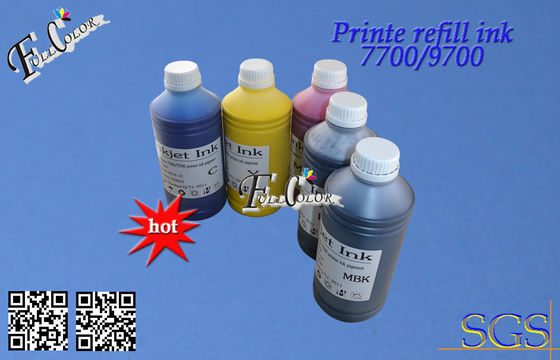 طابعة صبغ حبر ultra كروم K3 صبغ حبر ل Epson مناصر 7700 5 لون حبر عبوة جديدة زجاجة