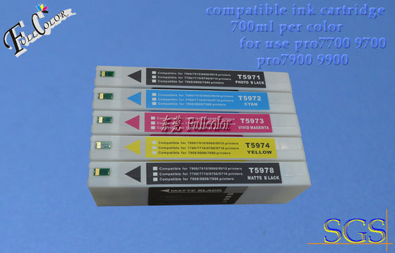 350ML refillable كبير شكل حبر خرطوش ل Epson مناصر 7900/9900 طابعة 11 لون
