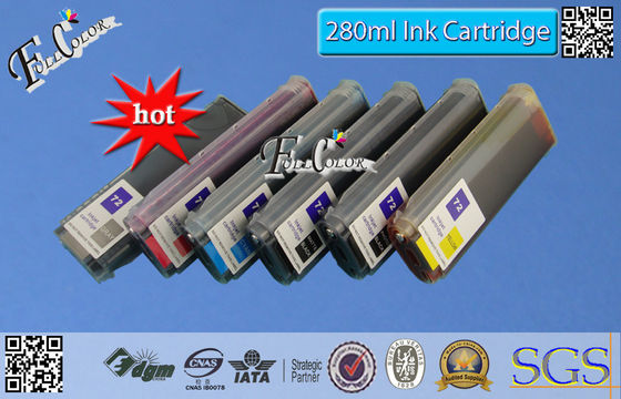 يلوّن pp 6 refillable كبير شكل حبر خرطوش ل hp T1100/T1100ps طابعة 260ml