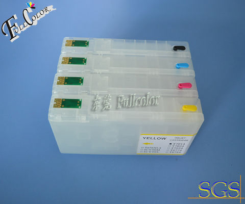676XL أسود refillable حبر خرطوش ل Eposn T6761 - 4 حبر عبوة جديدة خرطوش