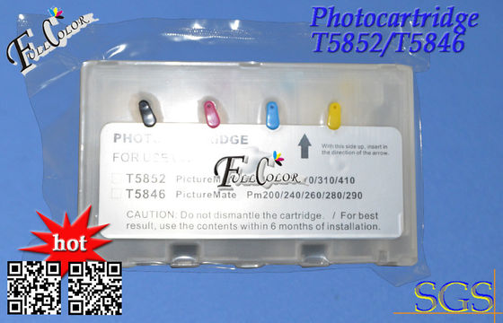Epson يخلو refillable حبر خرطوش لبعد الظّهر 200 260 280 طابعة k c m {capit}Y 4 لون