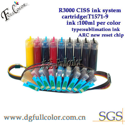 فرّغت/تماما Epson T1571 - T1579 CISS مستمرّ حبر إمداد تموين نظام مستمرّ 9 لون