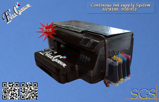 HP950 CISS مستمرّ حبر إمداد تموين نظام ل Officejet مناصر 8100 طابعة CISS